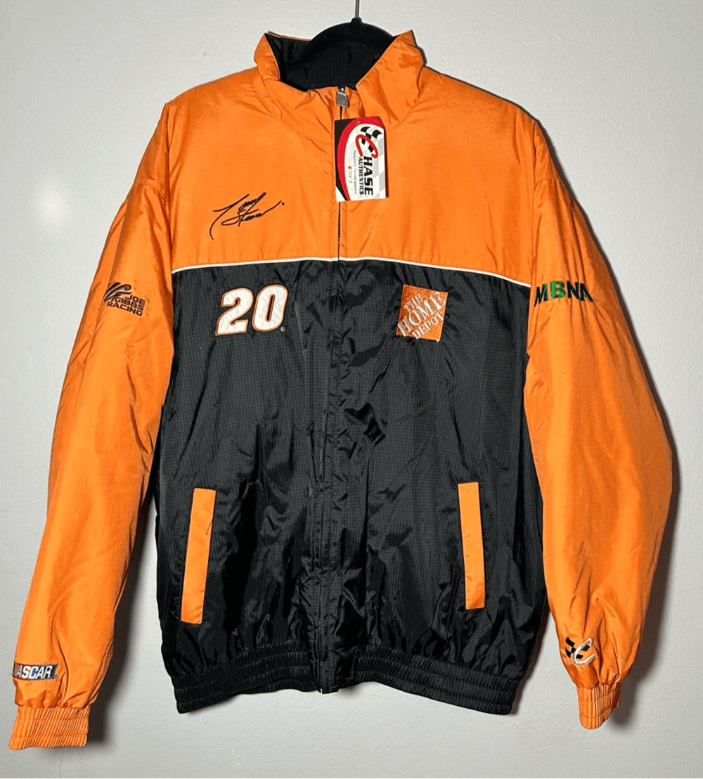 Vintage Tony Stewart Home Depot #20 NASCAR Orange Black Chase Authentics L NWT